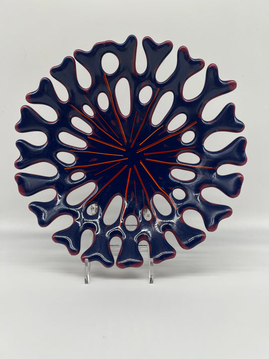 Blue & Plum Coral Bowl