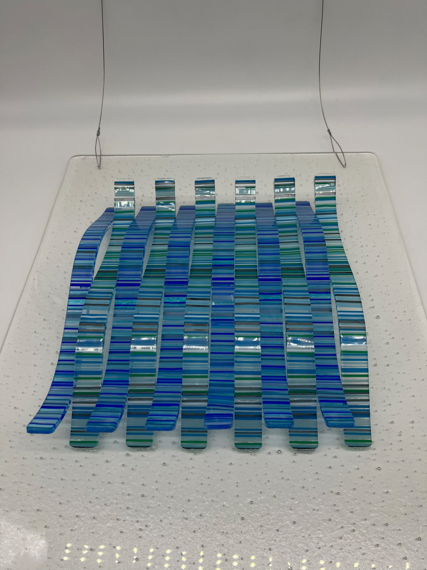 Waves Glass Sculpture