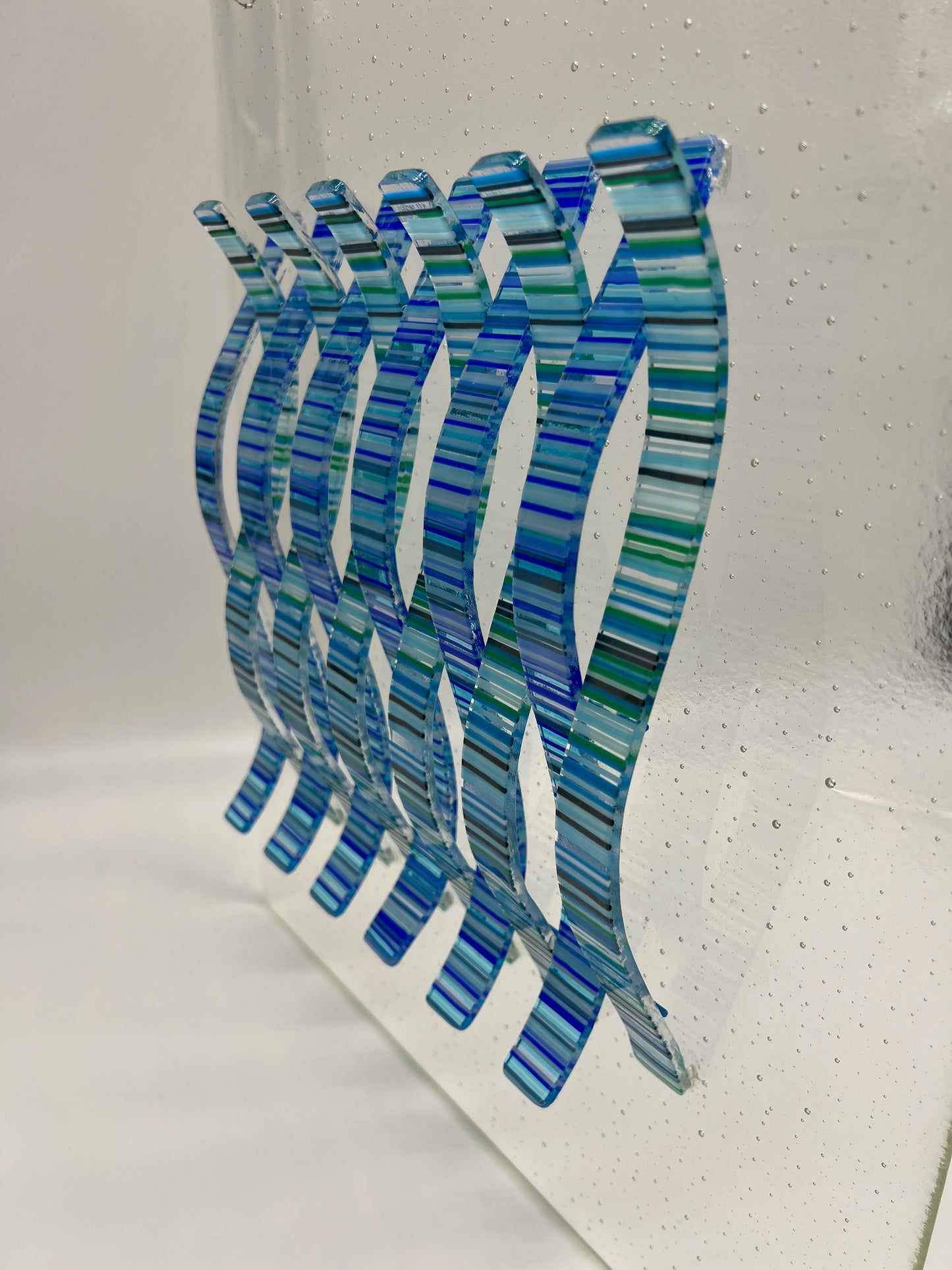 Waves Glass Sculpture