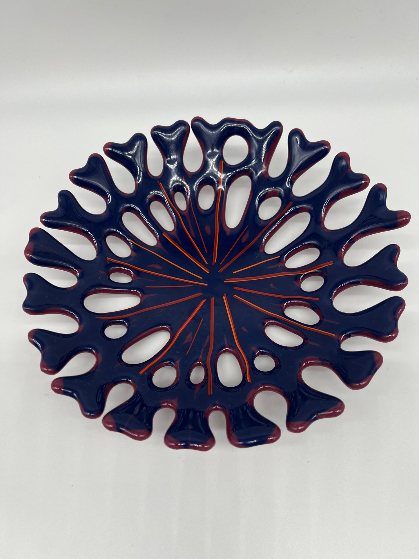 Blue & Plum Coral Bowl
