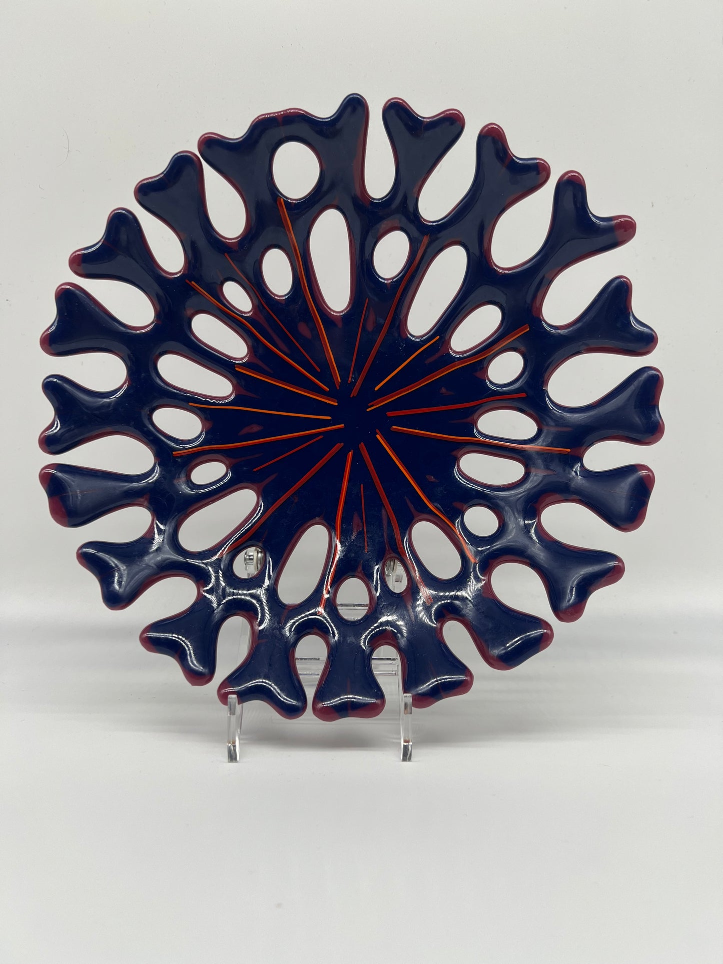 Blue & Plum Coral Bowl